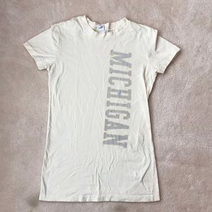 Light Yellow Size Small Michigan Shirt